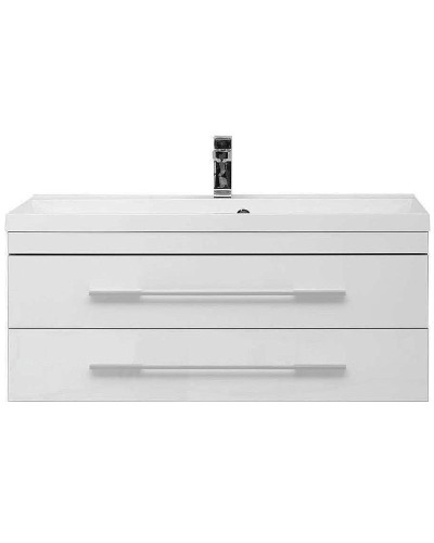 Тумба с раковиной Aquanet Верона 100 212864 подвесная Белая