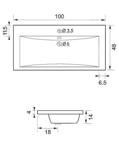 Тумба с раковиной Aquanet Верона 100 212864 подвесная Белая