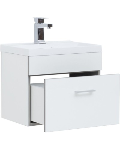 Тумба под раковину Aquanet Верона 50 207765 подвесная Белая