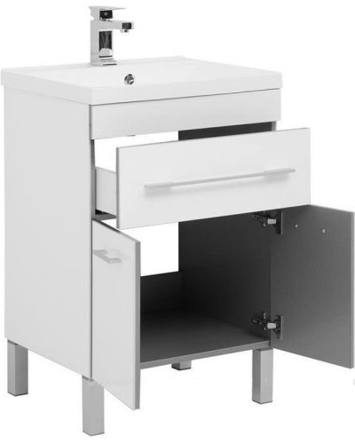 Тумба с раковиной Aquanet Верона 58 213028 Белая