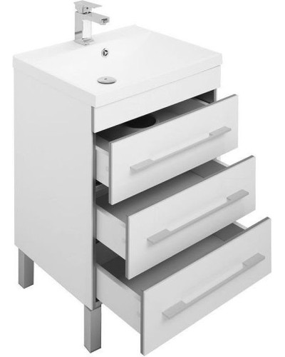 Тумба с раковиной Aquanet Верона 58 212876 Белая