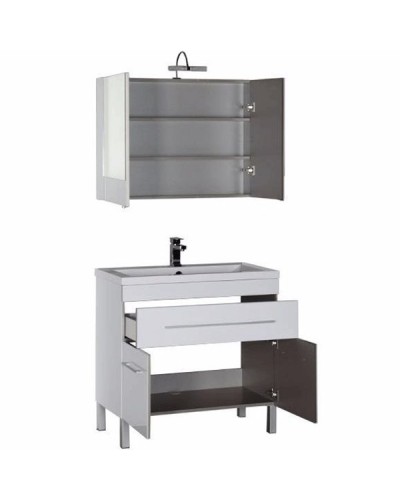 Тумба под раковину Aquanet Верона 90 182708 Белая