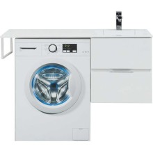 Тумба под раковину Aquanet Алвита 120 R 243660 подвесная Белая