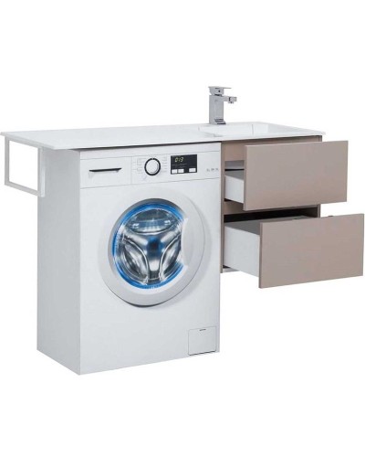 Тумба под раковину Aquanet Алвита 120 R 243661 подвесная Капучино