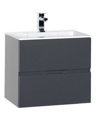 Тумба под раковину Aquanet Алвита 60 183991 подвесная Серый антрацит