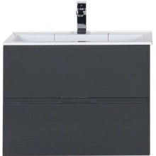 Тумба под раковину Aquanet Алвита 70 183992 подвесная Серый антрацит