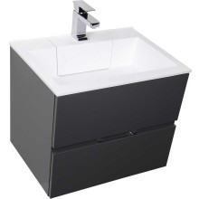 Тумба под раковину Aquanet Алвита 70 183992 подвесная Серый антрацит