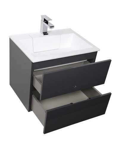 Тумба под раковину Aquanet Алвита 70 183992 подвесная Серый антрацит