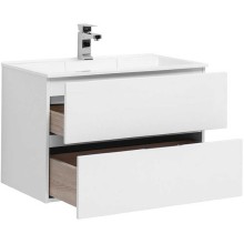 Тумба под раковину Aquanet Алвита 80 235339 подвесная Белая