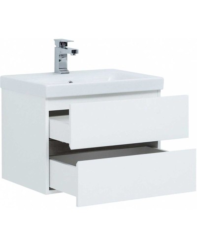 Тумба под раковину Aquanet Беркли 50 254288 подвесная Белый Дуб рошелье