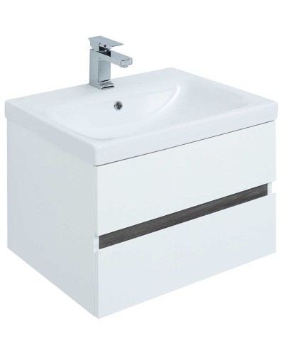 Тумба под раковину Aquanet Беркли 50 254288 подвесная Белый Дуб рошелье