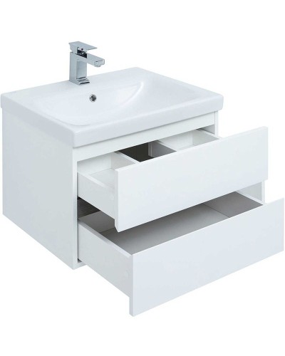 Тумба под раковину Aquanet Беркли 50 254288 подвесная Белый Дуб рошелье