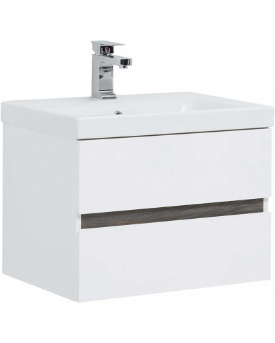 Тумба под раковину Aquanet Беркли 60 254289 подвесная Белый Дуб рошелье