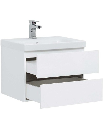 Тумба под раковину Aquanet Беркли 60 254289 подвесная Белый Дуб рошелье