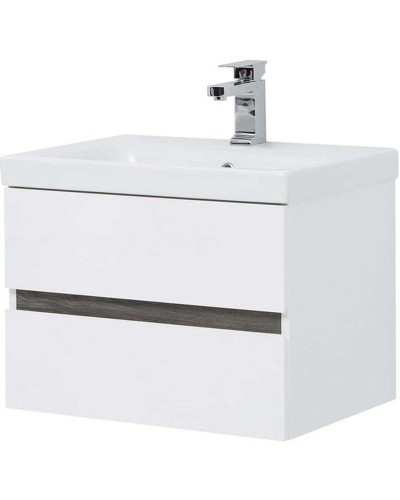 Тумба под раковину Aquanet Беркли 60 254289 подвесная Белый Дуб рошелье
