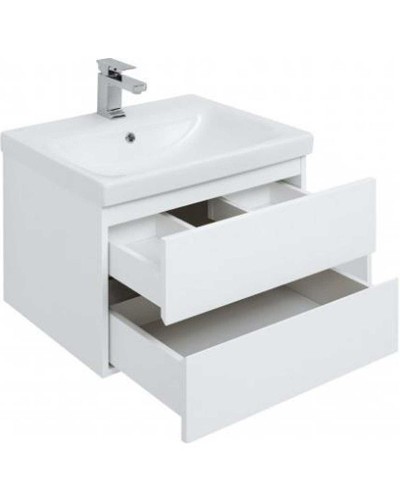 Тумба под раковину Aquanet Беркли 60 254289 подвесная Белый Дуб рошелье