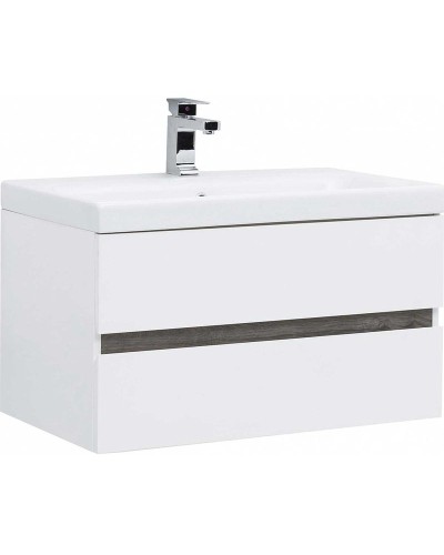 Тумба под раковину Aquanet Беркли 80 254290 подвесная Белый Дуб рошелье