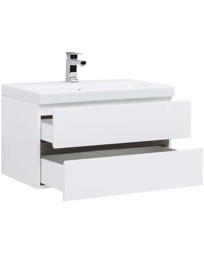 Тумба под раковину Aquanet Беркли 80 254290 подвесная Белый Дуб рошелье
