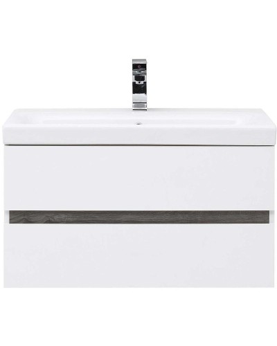 Тумба под раковину Aquanet Беркли 80 254290 подвесная Белый Дуб рошелье