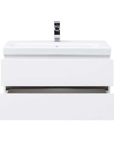 Тумба под раковину Aquanet Беркли 80 254290 подвесная Белый Дуб рошелье