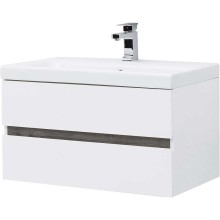 Тумба под раковину Aquanet Беркли 80 254290 подвесная Белый Дуб рошелье