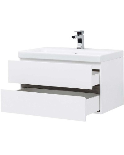 Тумба под раковину Aquanet Беркли 80 254290 подвесная Белый Дуб рошелье