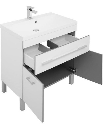 Тумба с раковиной Aquanet Верона 75 213031 Белая