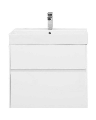 Тумба с раковиной Aquanet Бруклин 70 212597 подвесная Белая