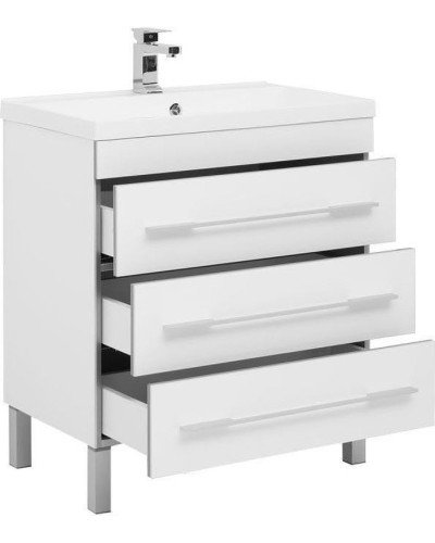 Тумба с раковиной Aquanet Верона 75 212874 Белая