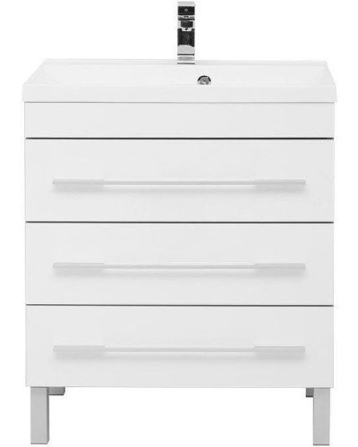Тумба с раковиной Aquanet Верона 75 212874 Белая
