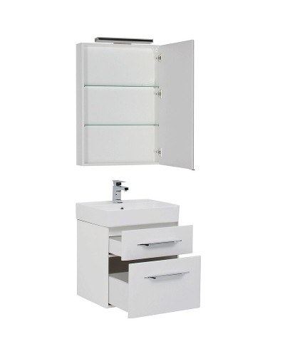 Тумба с раковиной Aquanet Виченца 60 212665 Белая