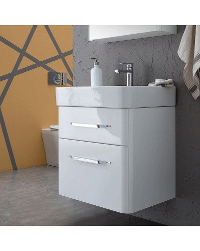 Тумба с раковиной Aquanet Виченца 60 212665 Белая