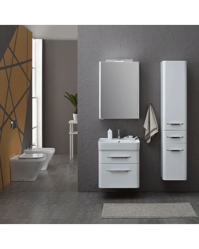 Тумба с раковиной Aquanet Виченца 60 212665 Белая