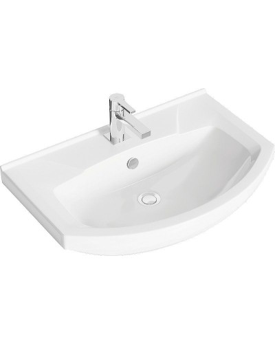 Тумба с раковиной Aquanet Грейс 65 212652 подвесная Дуб кантенбери Белая