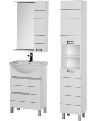 Тумба с раковиной Aquanet Доминика 60 212754 Белая