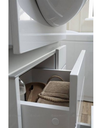 Тумба с раковиной Aquanet Доминика 60 212754 Белая