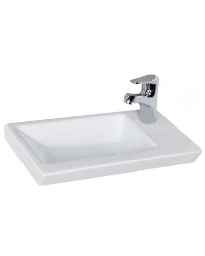 Тумба с раковиной Aquanet Дувр 45 213041 подвесная Белая