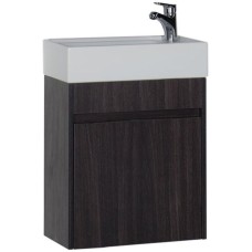 Тумба с раковиной Aquanet Лидс 50 213042 подвесная Эвкалипт мистери