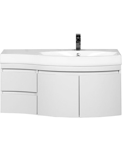 Тумба с раковиной Aquanet Опера 115 R 212992 подвесная Белая