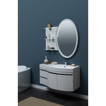 Тумба с раковиной Aquanet Опера 115 R 212992 подвесная Белая