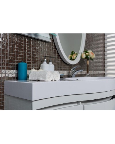 Тумба с раковиной Aquanet Опера 115 R 212992 подвесная Белая