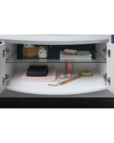 Тумба с раковиной Aquanet Опера 115 R 212992 подвесная Белая