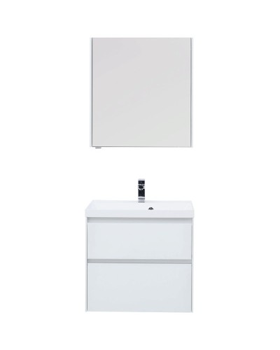 Тумба под раковину Aquanet Гласс 70 206700 подвесной Белая