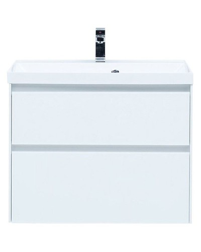 Тумба под раковину Aquanet Гласс 80 238361 подвесной Белая