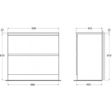 Тумба под раковину BelBagno Albano 90 ALBANO-900-2C-PIA-RR Rovere Rustico