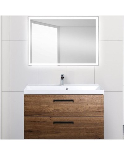 Тумба под раковину BelBagno Aurora 90 AURORA-900-2C-SO-RT подвесная Rovere Tabacco