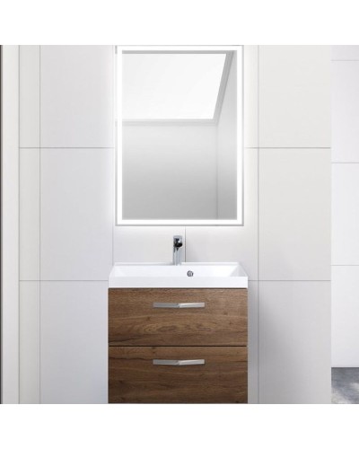 Тумба под раковину BelBagno Aurora 60 AURORA-600-2C-SO-RT подвесная Rovere Tabacco