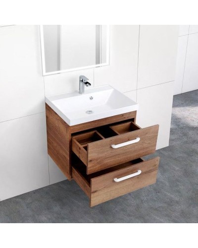 Тумба под раковину BelBagno Aurora 60 AURORA-600-2C-SO-RT подвесная Rovere Tabacco