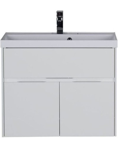 Тумба с раковиной Aquanet Латина 90 212933 подвесная Белая