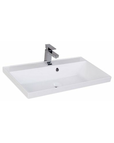 Тумба с раковиной Aquanet Латина 90 212933 подвесная Белая